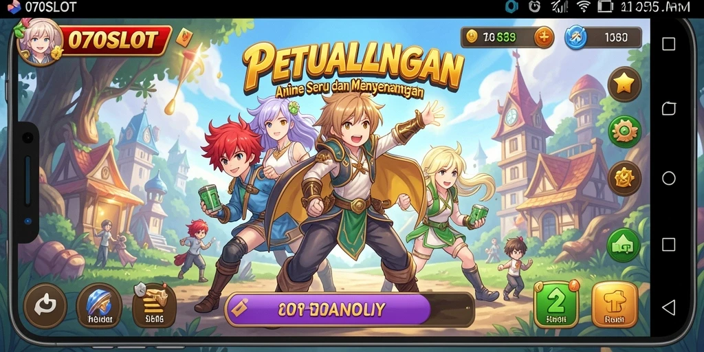 Gameplay seru 070SLOT dengan karakter anime yang menarik.