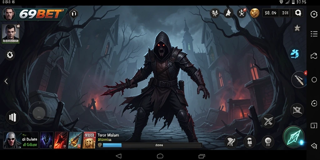 Gameplay menyeramkan dengan suasana gelap dan mencekam.