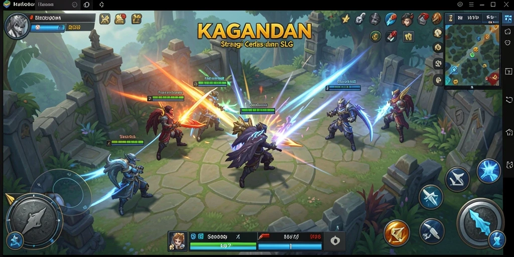 Tampilan gameplay KAGANDAN yang menarik dan interaktif.