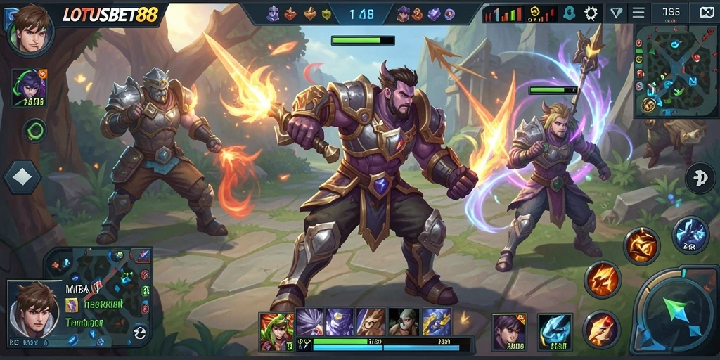 Tampilan gameplay LOTUSBET88 yang seru dan mendebarkan.