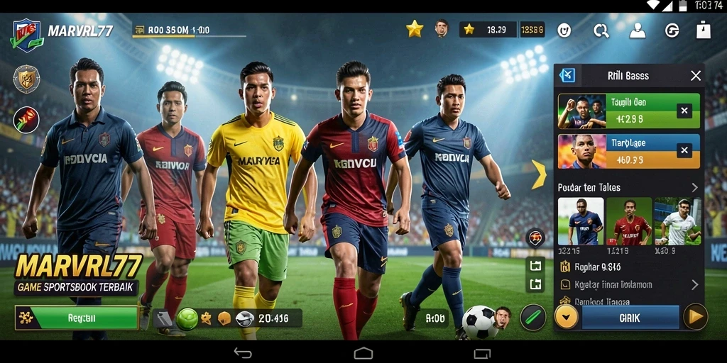 Screenshot gameplay MARVRL77 menunjukkan pengalaman taruhan yang seru dan interaktif.