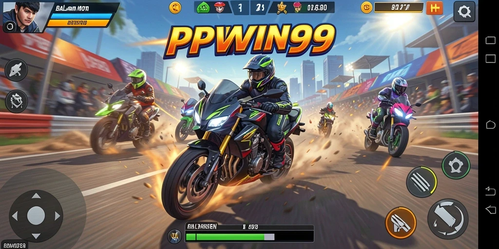 Tampilan balapan mendebarkan di PPWIN99, penuh kecepatan dan adrenalin.